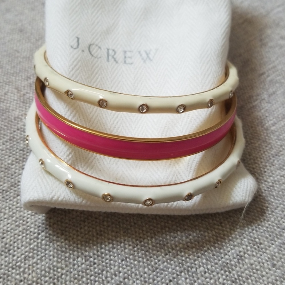 J. Crew Bangle Bracelets (3)
